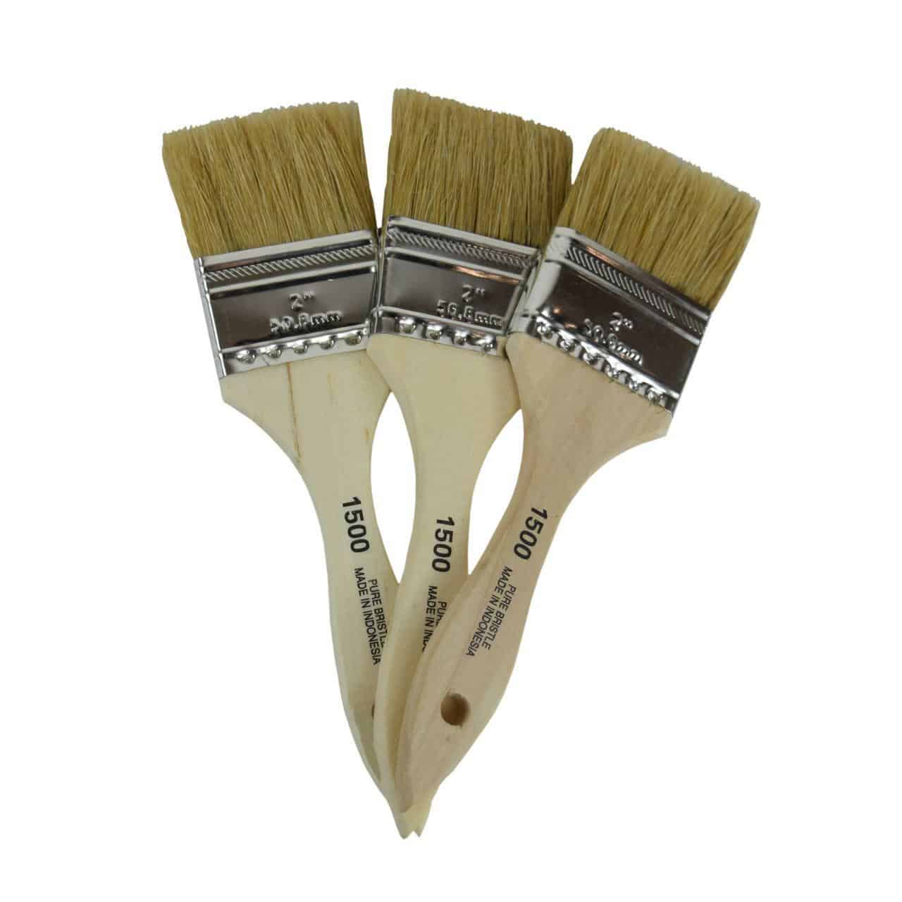 1 inch Natural Bristle Paint Brush Chip Brush, from Brush Man Inc.